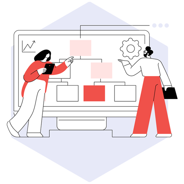 Illustration of a data catalog